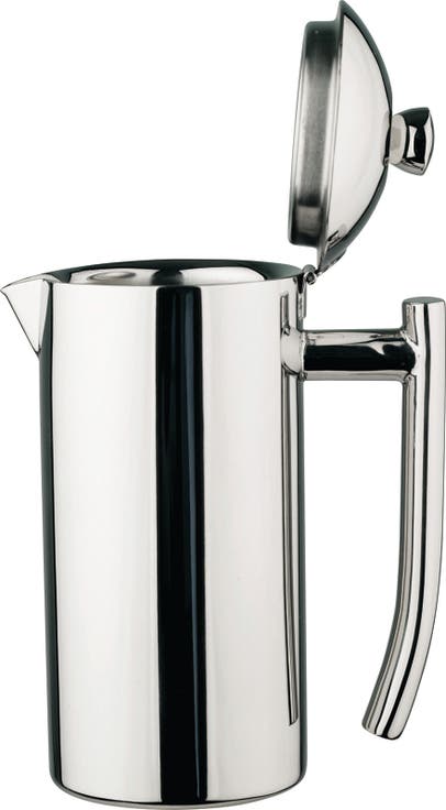 Premium Insulated Platinum Beverage Server, Sleek Polished finish, 18 fl. oz.