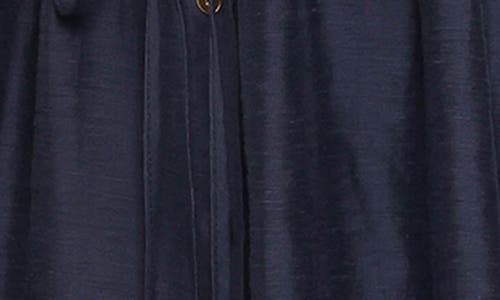 Petal And Pup Petal & Pup Everett Long Sleeve Minidress In Blue