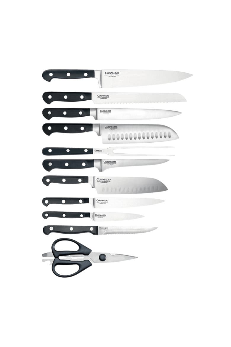 SABRE 20-Piece Knife Block, Alternate, color, Black