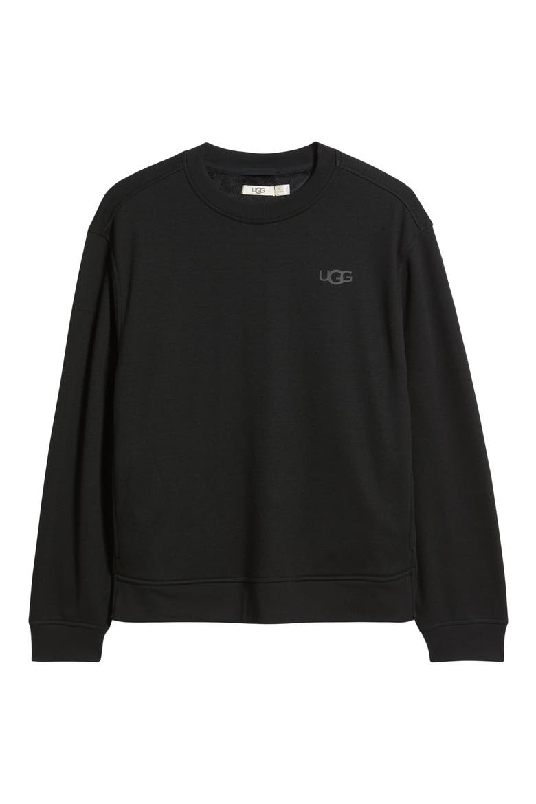 Nyles Relaxed Sweatshirt, Alternate, color, BLACK