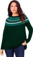 Roaman's Fair Isle Pullover Sweater