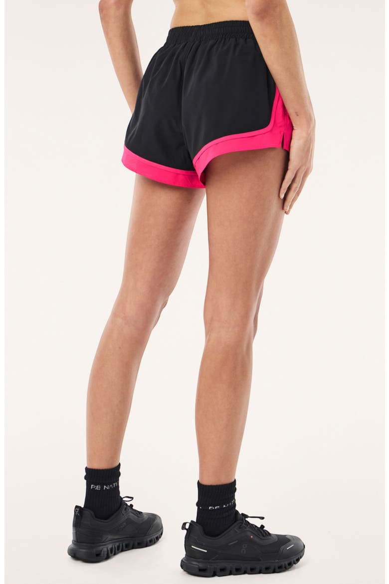 Stride Shorts, Alternate, color, BLACK/ COSMO PINK