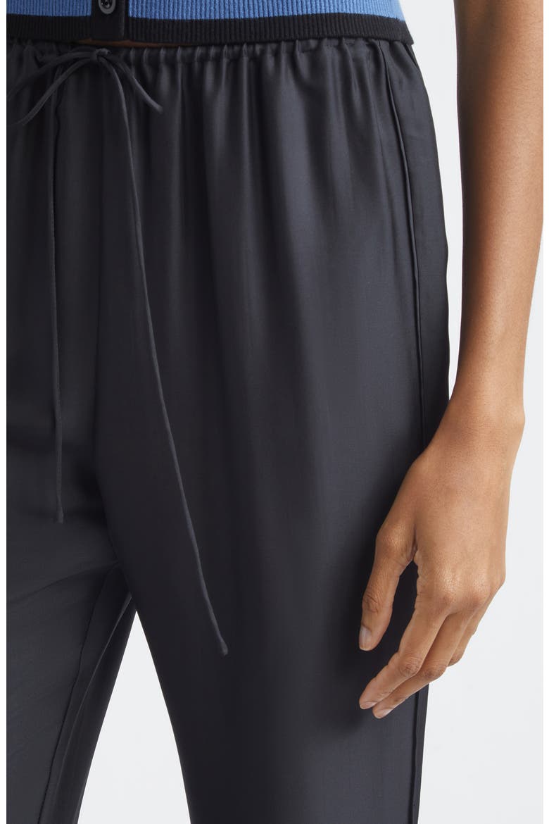 Nela Drawstring Flared Pants, Alternate, color, JET