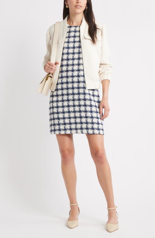 Caslonr Caslon(r) Tweed Sleeveless Shift Dress In Multi