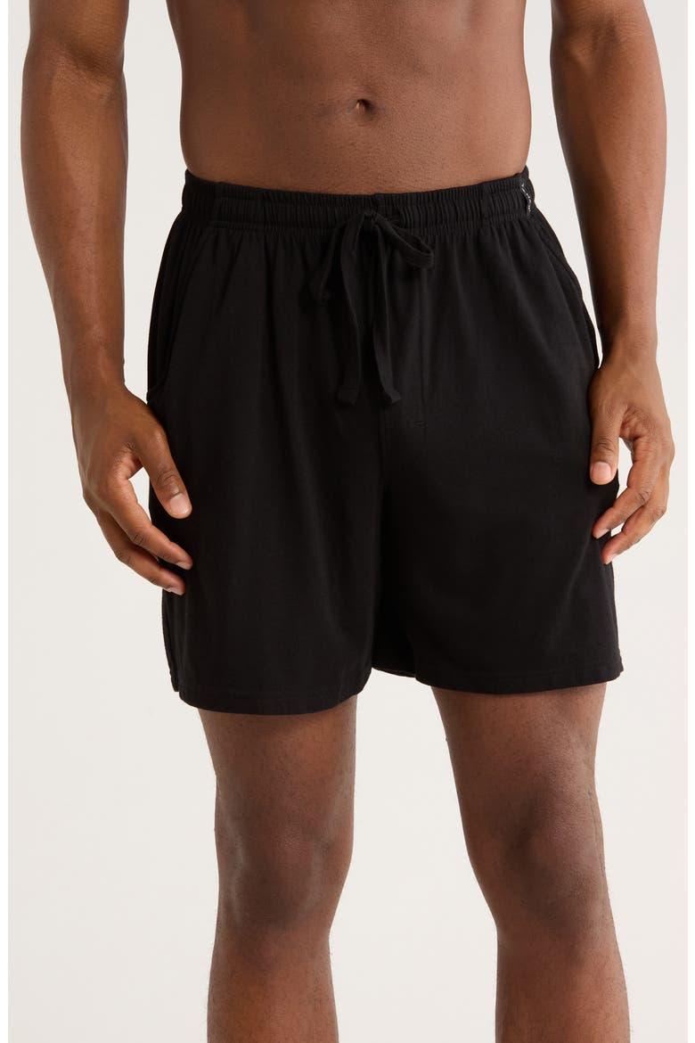 Ultimate Comfort Pajama Shorts, Main, color, BLACK