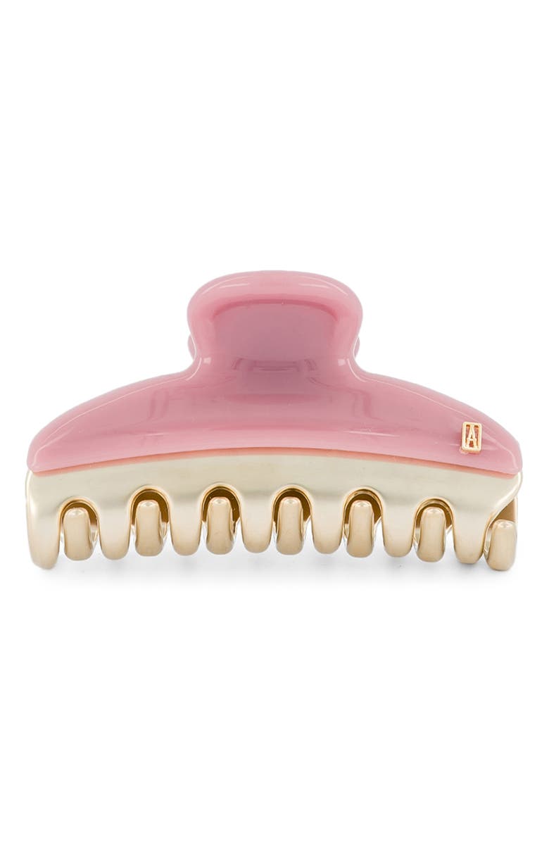 Alexandre de Paris Vendome Medium Claw Hair Clip, Alternate, color, Pink