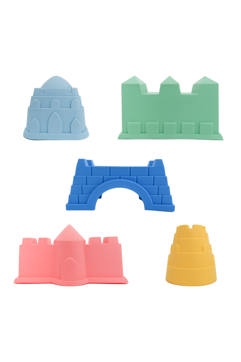 Kids Silicone Beach Toy & Tote Set, Alternate, color, Blue