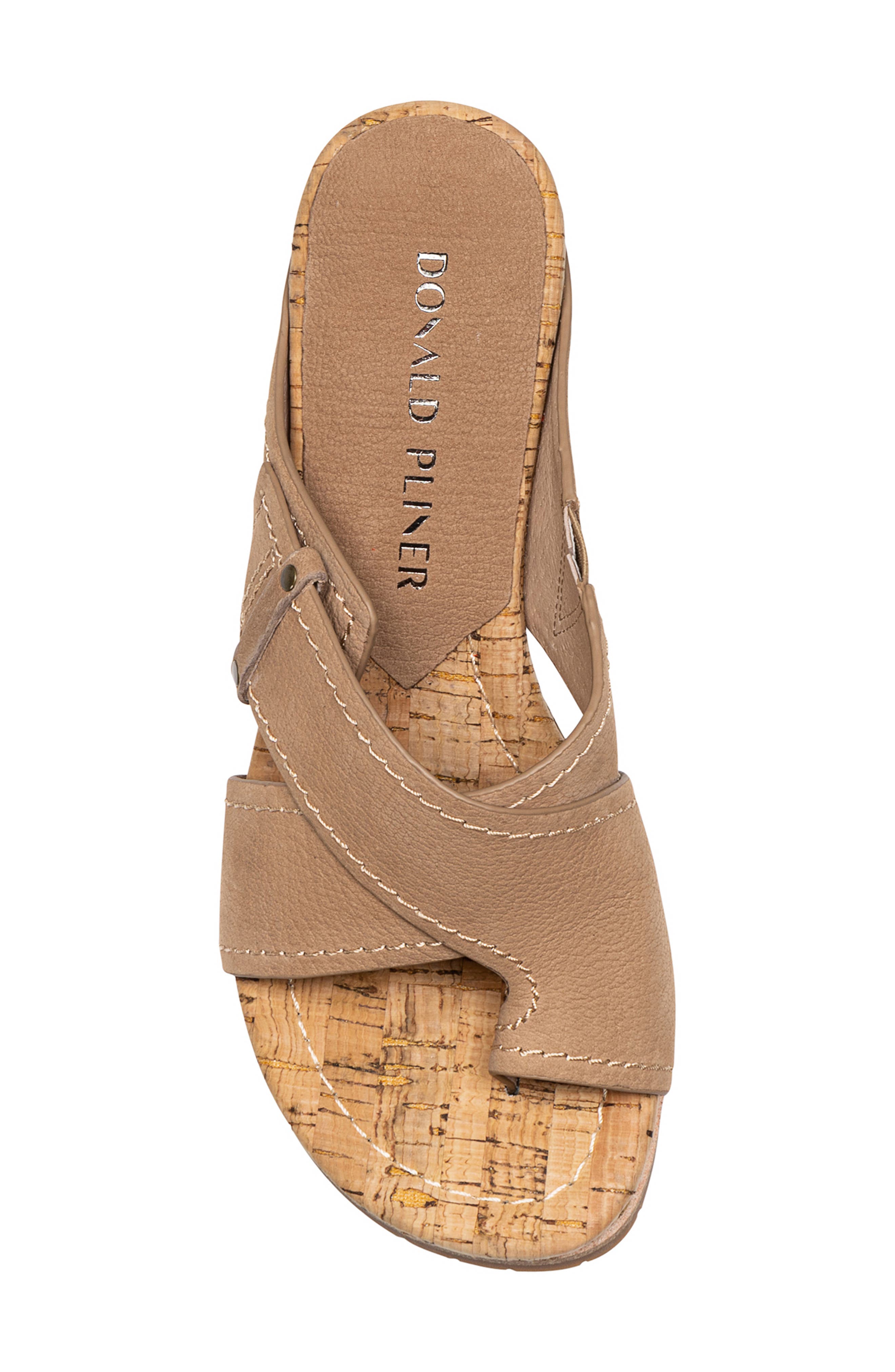 Donald Pliner Irini Platform Wedge Sandal, Alternate, color, Tobacco