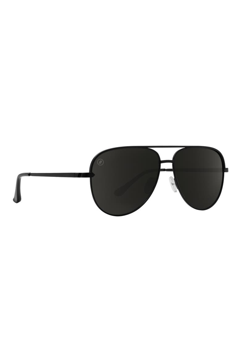 60.5mm Shadow Polarized Aviator Sunglasses, Alternate, color, ASSERTIVE STYLE