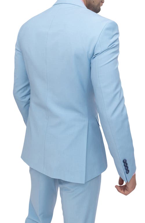 Ron Tomson Super 120s Wool Double Breasted Tuxedo Jacket