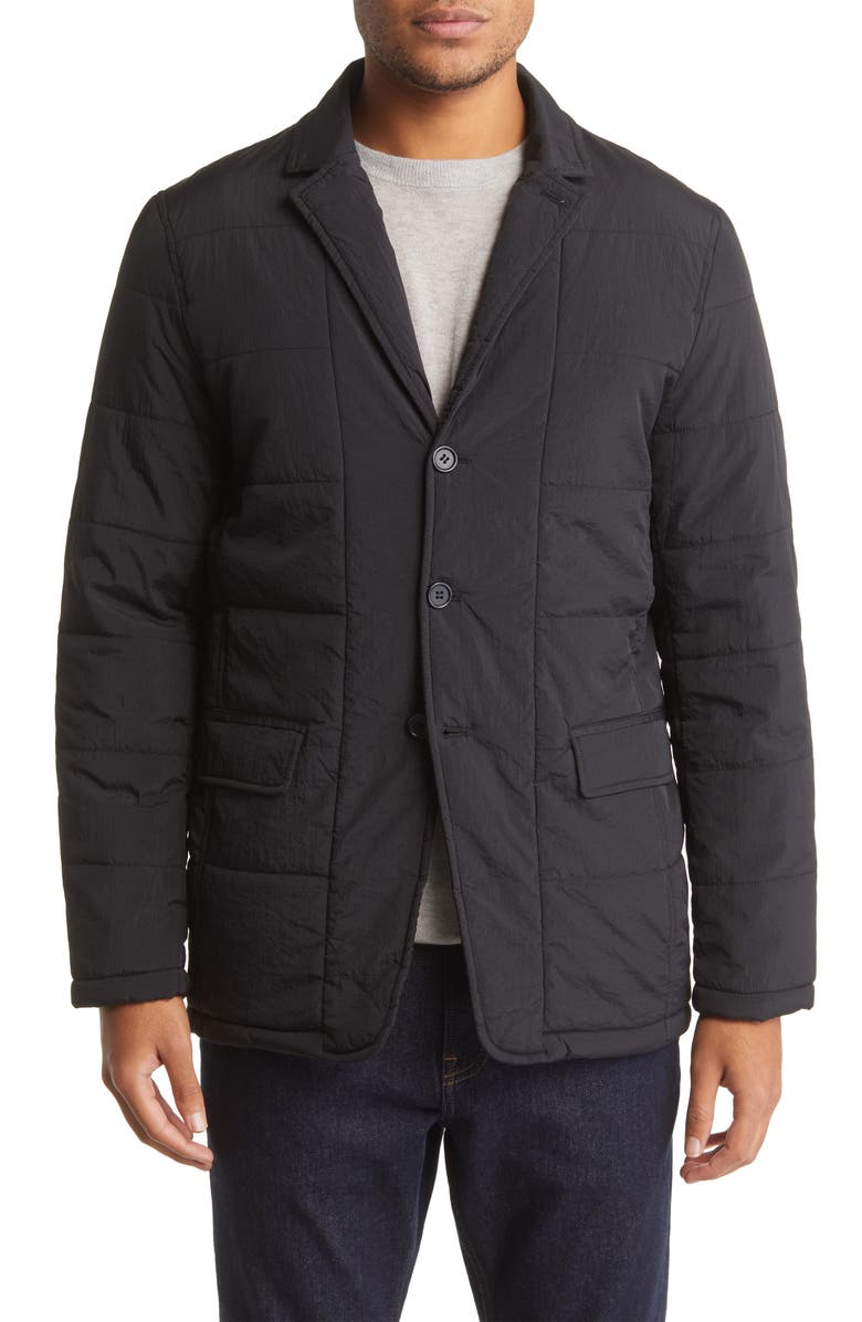 French Connection Quilted Water Resistant Blazer, Alternate, color, 