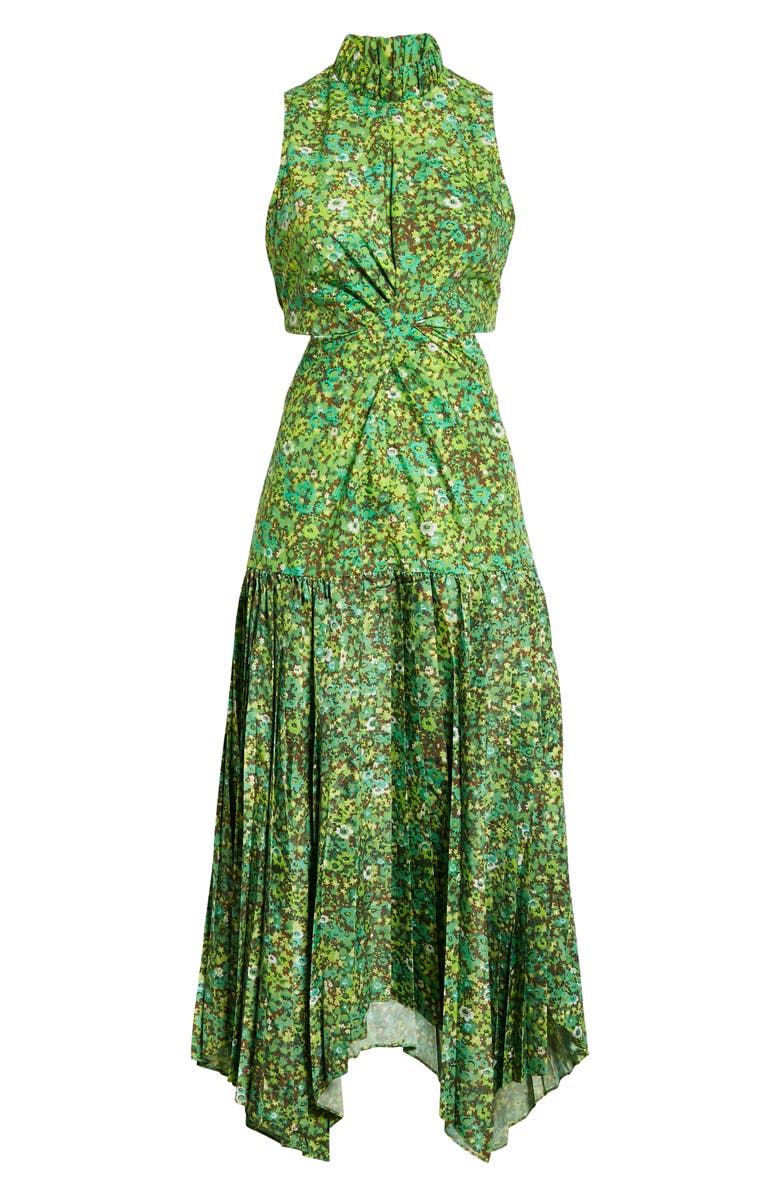 ALEMAIS Pleated Phyllis Dress, Alternate, color, 