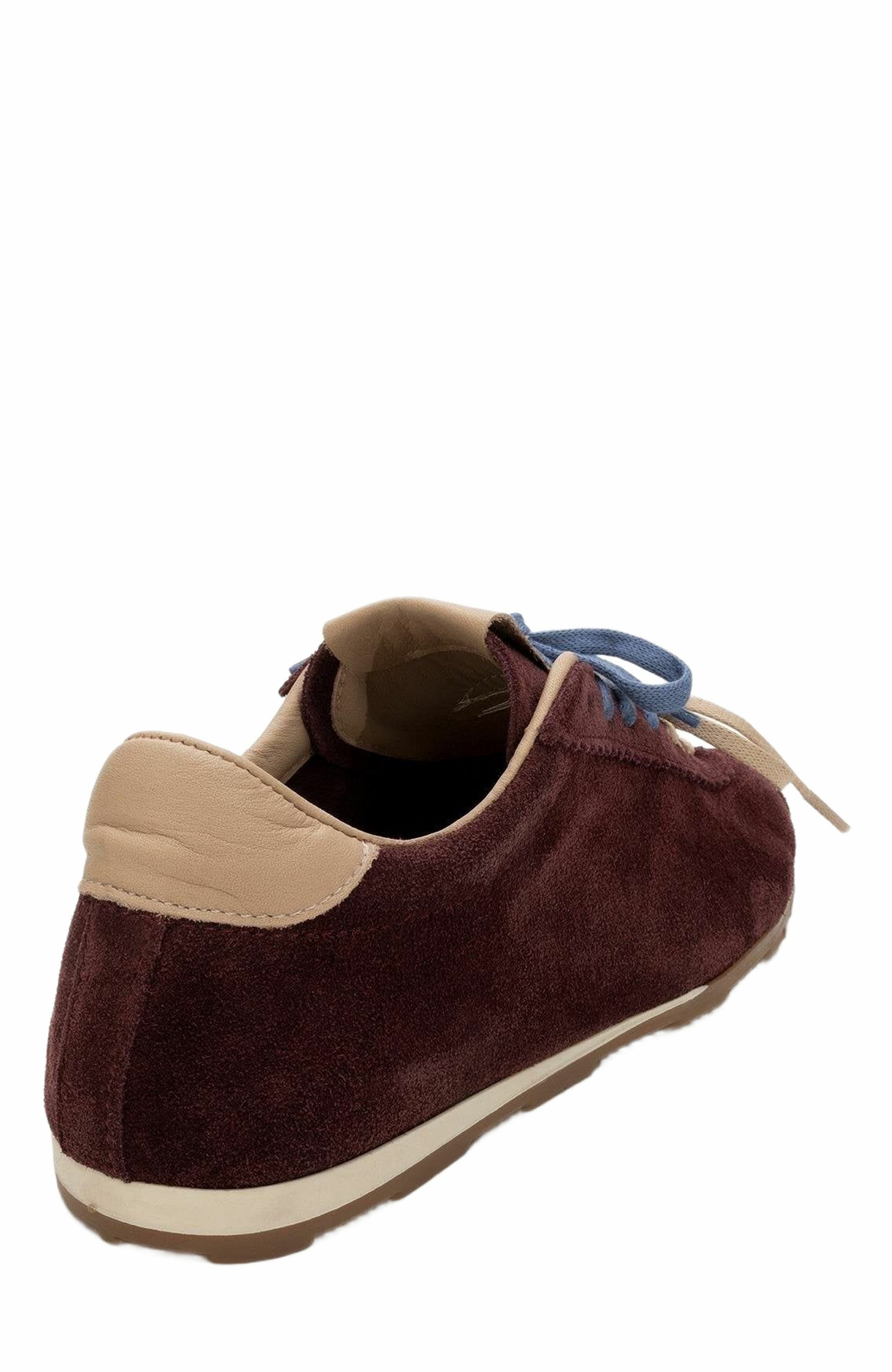 Crea Leather Sneakers, Alternate, color, Burgundy Leather