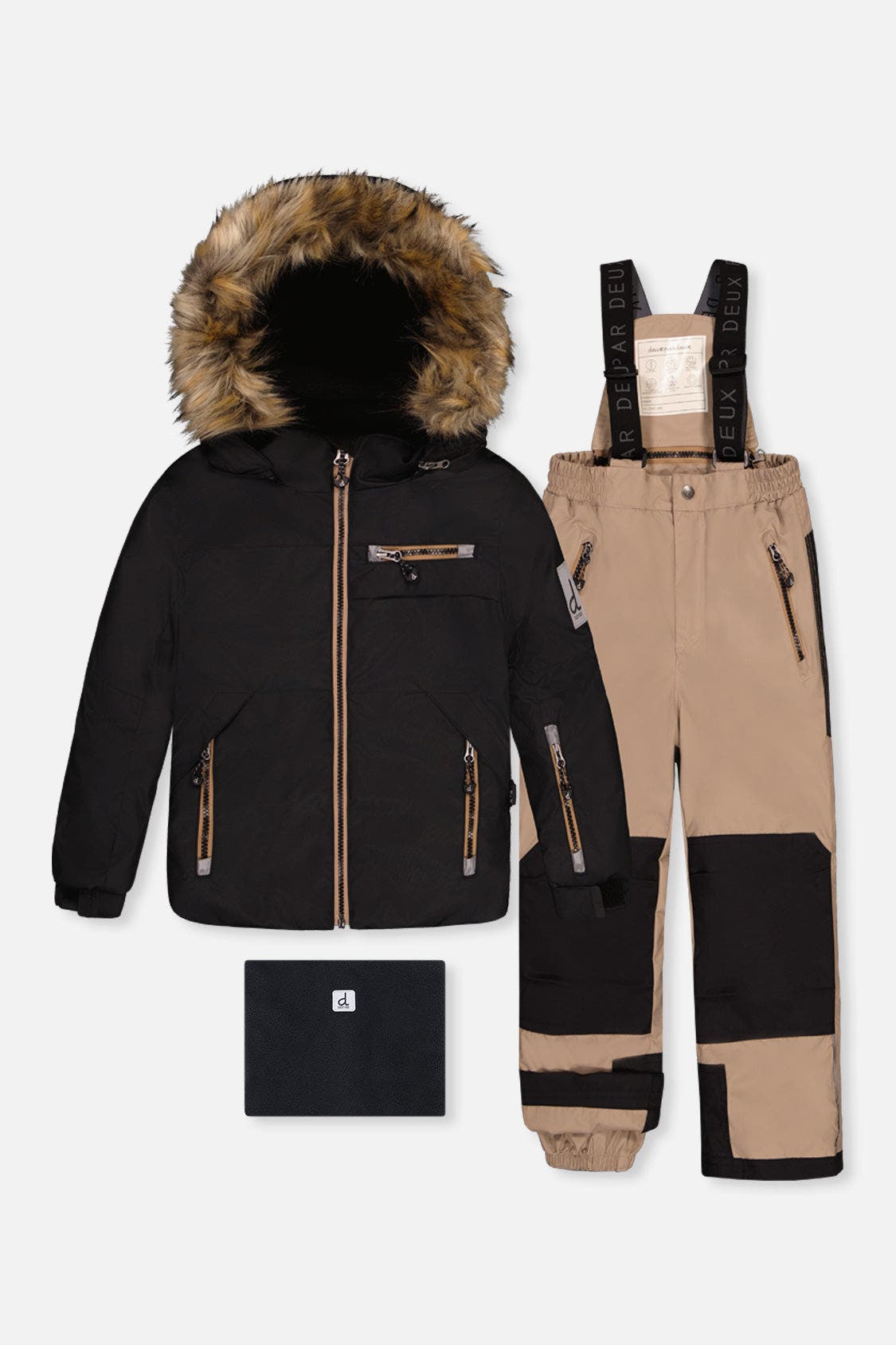 selected Black and Beige