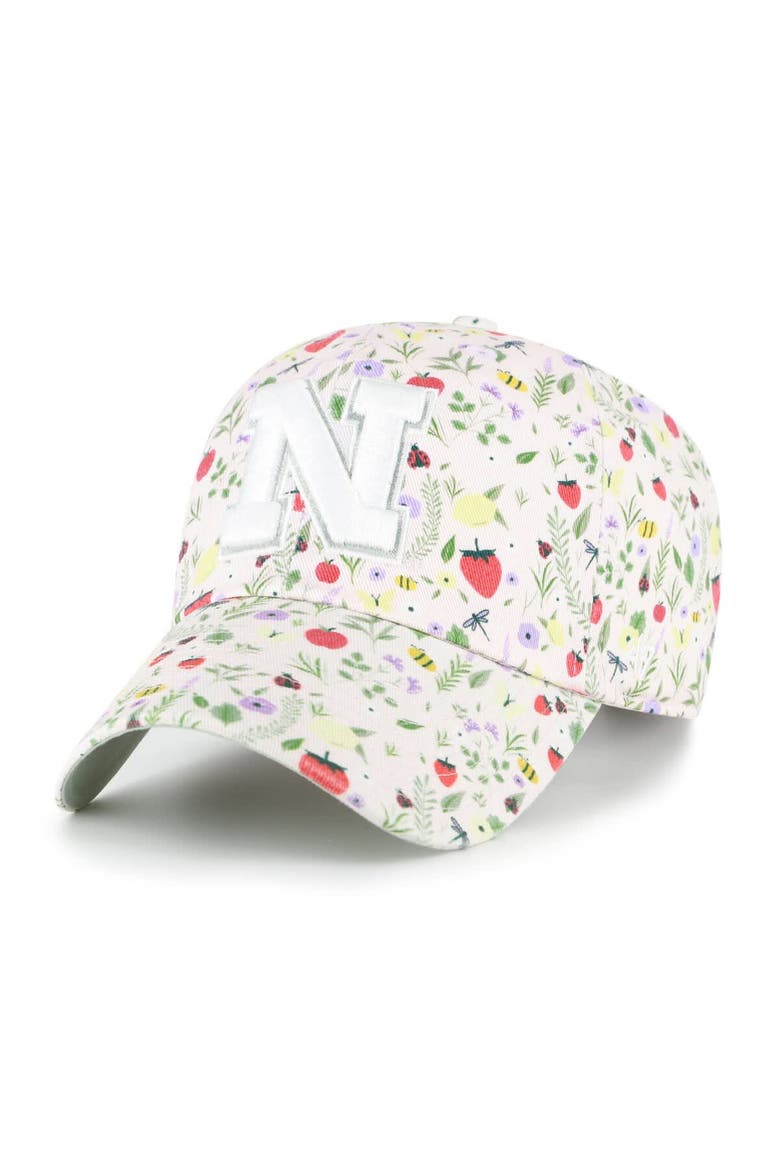 Women's '47  Natural Nebraska Huskers Posey Clean Up Adjustable Hat, Main, color, Natural