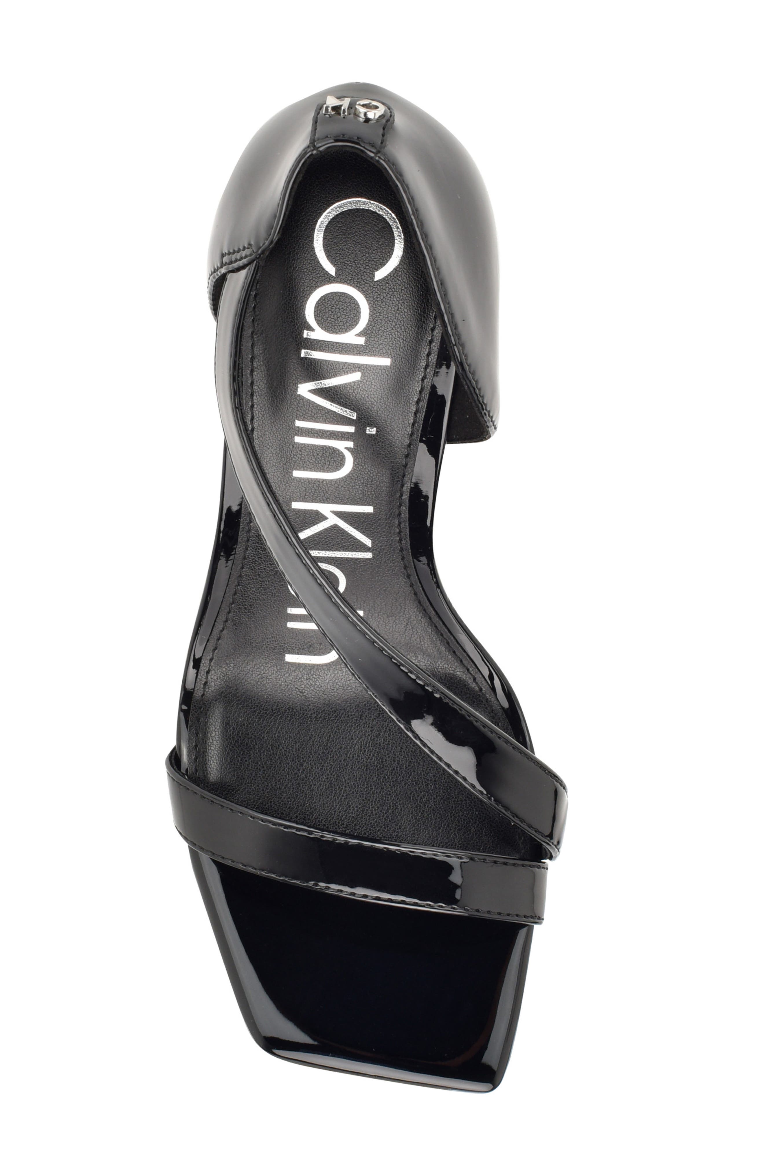 Calvin Klein Tracy Patent Sandal, Alternate, color, 