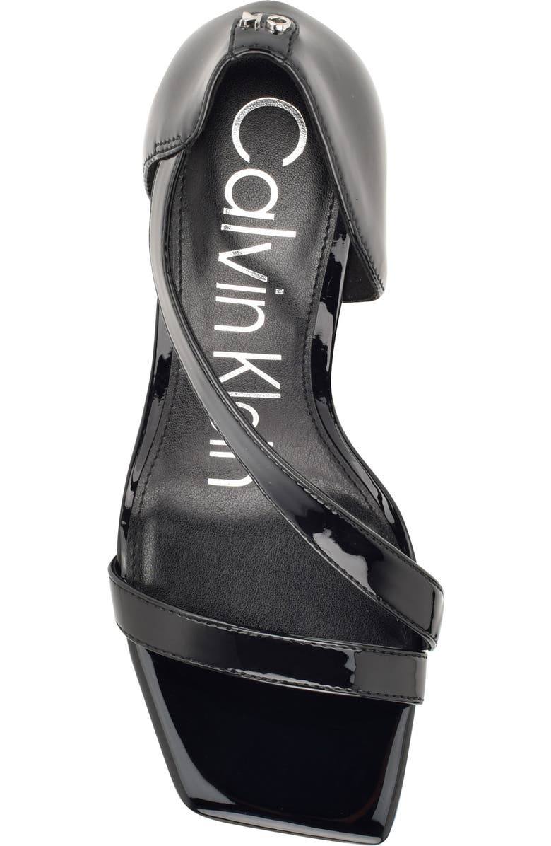 Calvin Klein Tracy Patent Sandal, Alternate, color,