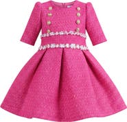 Mia Belle Girls Petal Cute Spring Party Dress