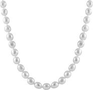 SPLENDID PEARLS 14K Gold 5–6mm White Freshwater Pearl Necklace
