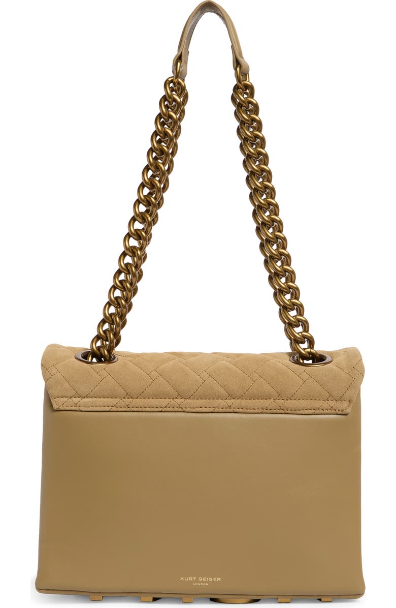 Kurt Geiger London Large Kensington Shoulder Bag, Alternate, color, Taupe