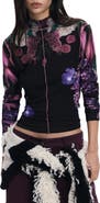 Desigual Long Sleeve Floral Top