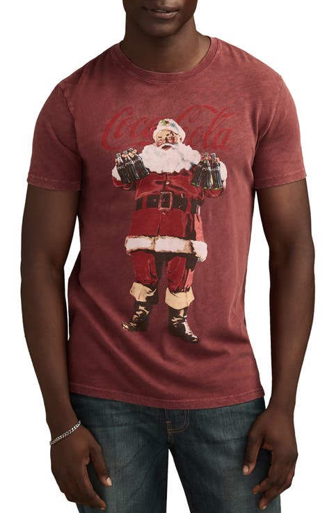 Coca-Cola® Santa Claus Cotton Graphic T-Shirt