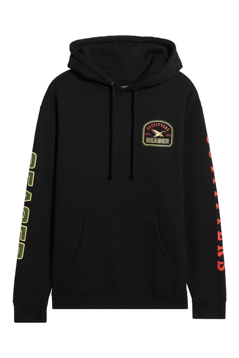 Outfitters Graphic Hoodie, Main, color, BLK