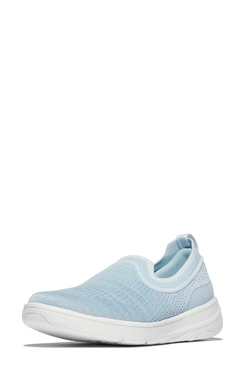 Fitflop Super-q Knit Slip-on Sneaker In Sky Blue