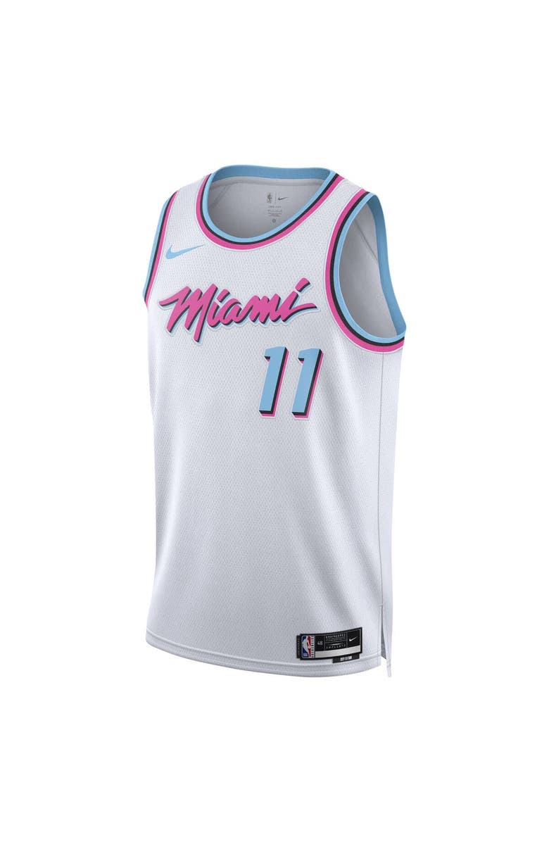 Nike Unisex Nike Jaime Jaquez Jr. White Miami Heat 2024/25 Swingman Player Jersey - City Edition, Alternate, color, 