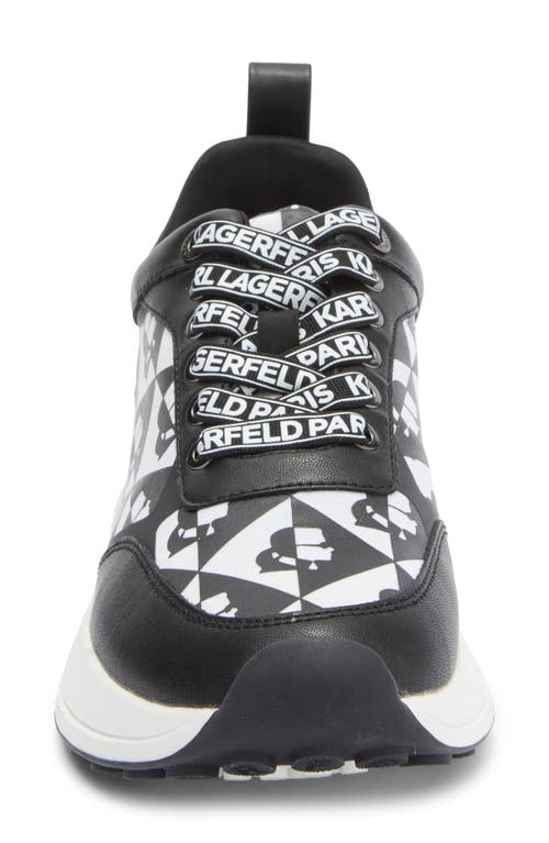 Karl Lagerfeld Paris Deva Lace-up Sneaker In Multi