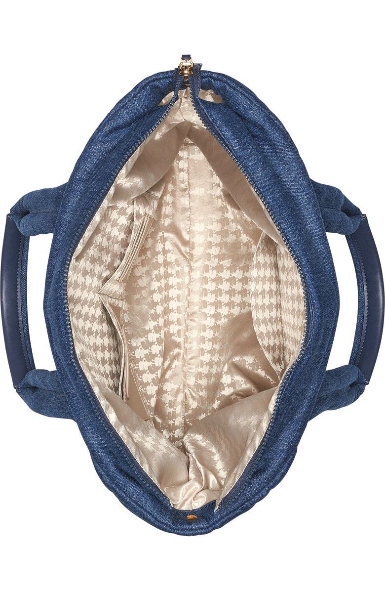 KARL LAGERFELD PARIS Voyage Tote, Alternate, color, Washed Denim