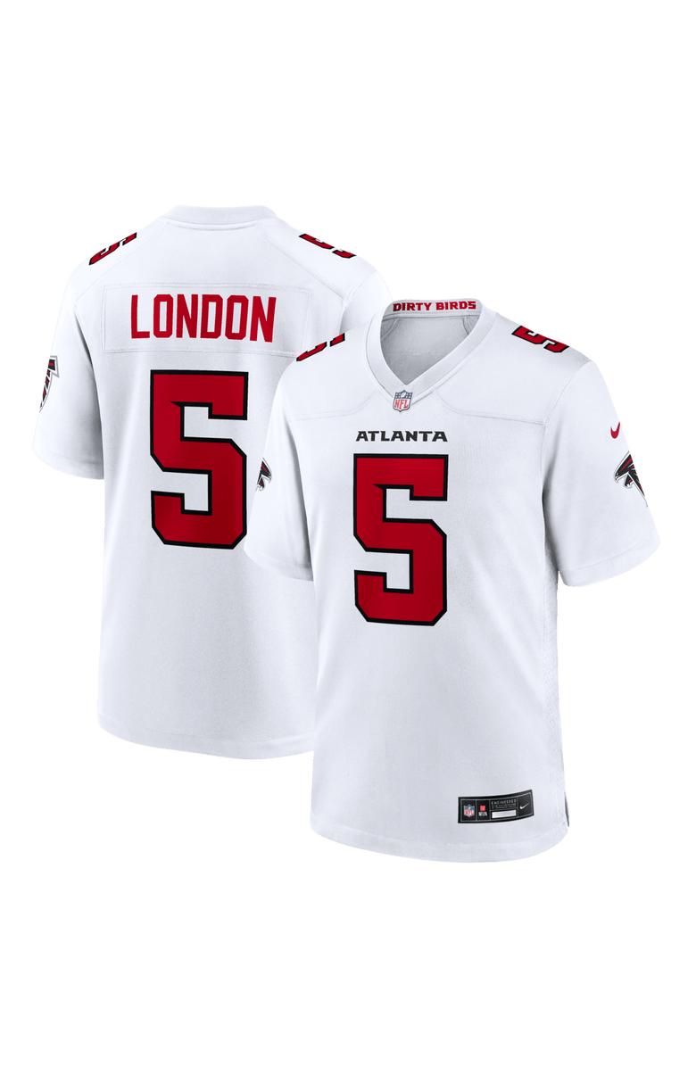 Nike Men's Nike Drake London White Atlanta Falcons Game Jersey, Main, color, White
