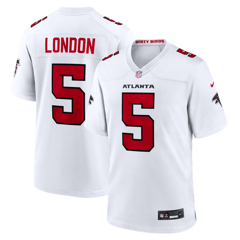 Men's Nike Drake London White Atlanta Falcons Game Jersey