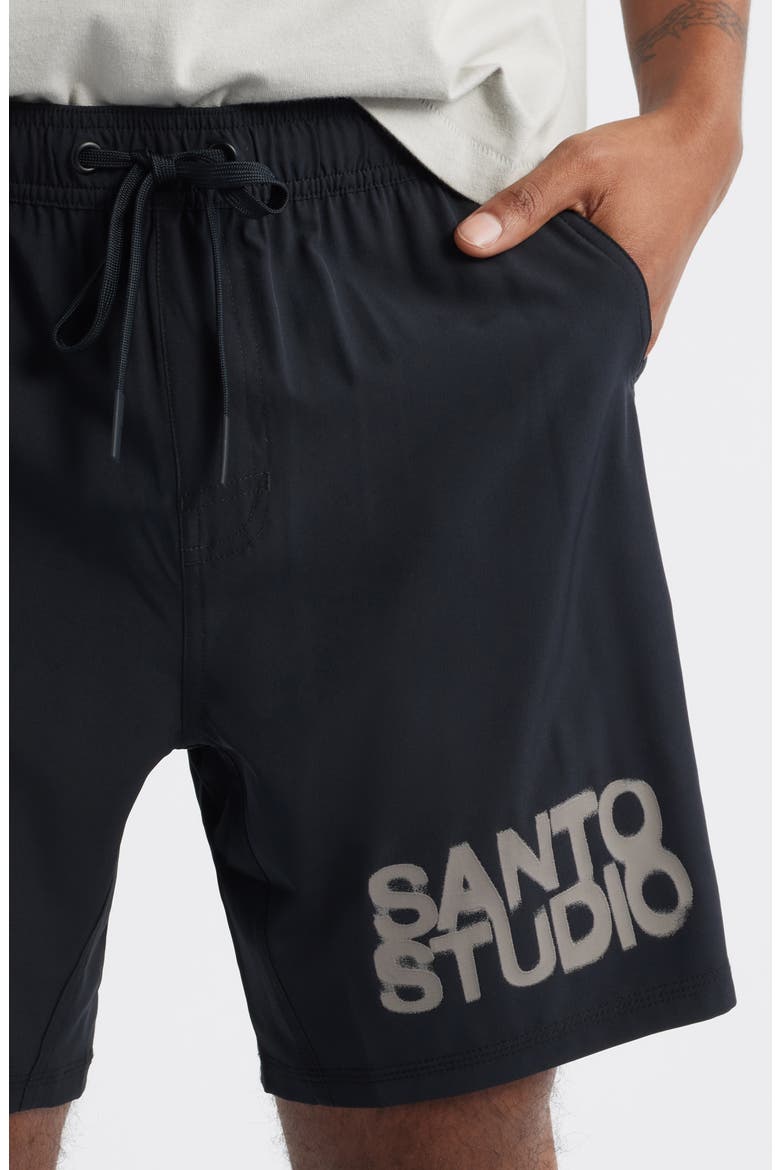 Luke Rockhold Edition - Tempo Bold Tech Shorts, Alternate, color, BLACK