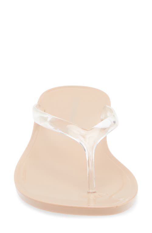 Jeffrey Campbell Beach Day Jelly Flip Flop In White