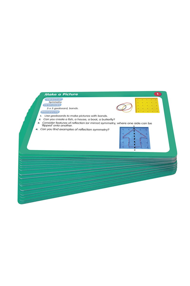 50 Geoboard Activities, Alternate, color, Multicolored