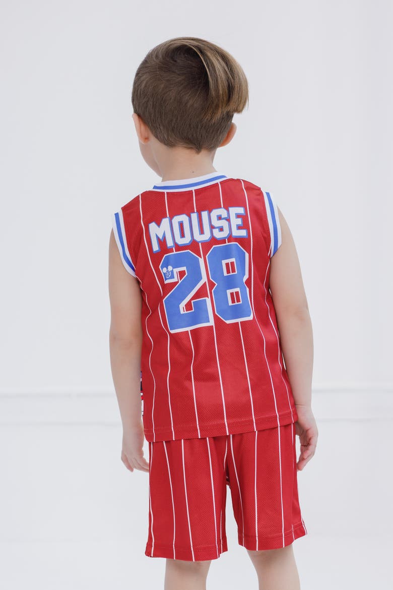 Mickey Mouse Athletic 2-Piece Tank Top and Shorts Set, Alternate, color, Mickey Mouse Red