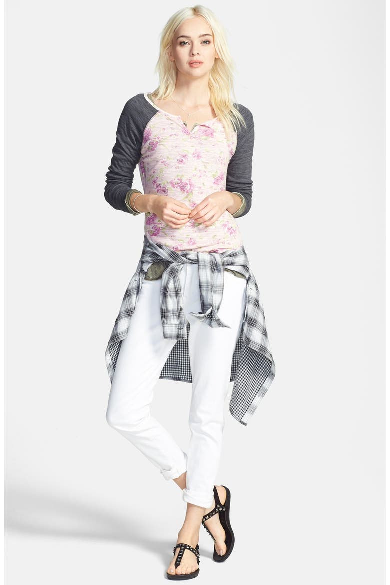 Treasure&Bond Skinny Jeans, Alternate, color, WHITE DENIM