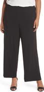 Alex Evenings Matte Jersey Straight Leg Pants