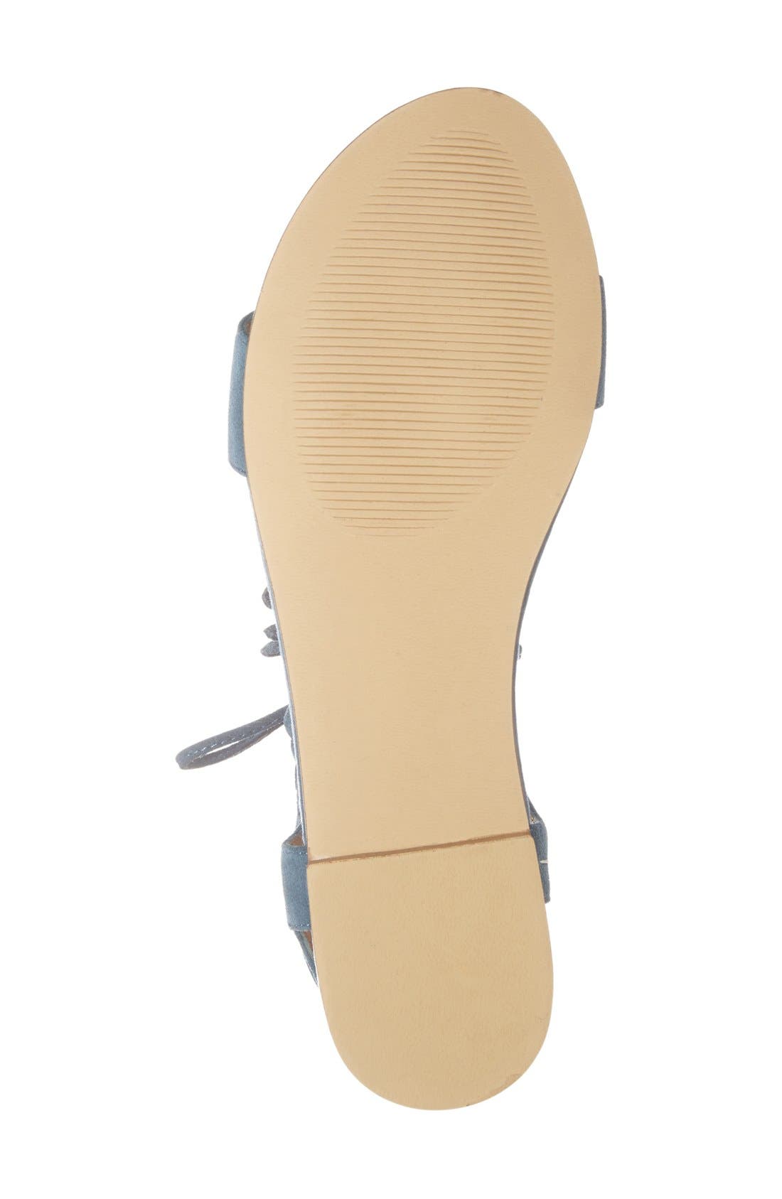 'Elivait' Sandal, Alternate, color, BLUE SUEDE