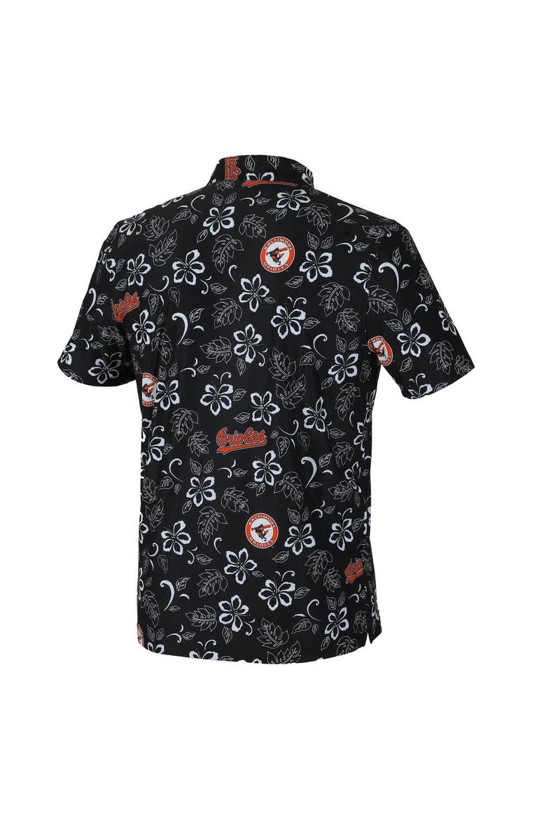 Men's Reyn Spooner Black Baltimore Orioles Cooperstown Collection Performance Polo, Alternate, color, Black