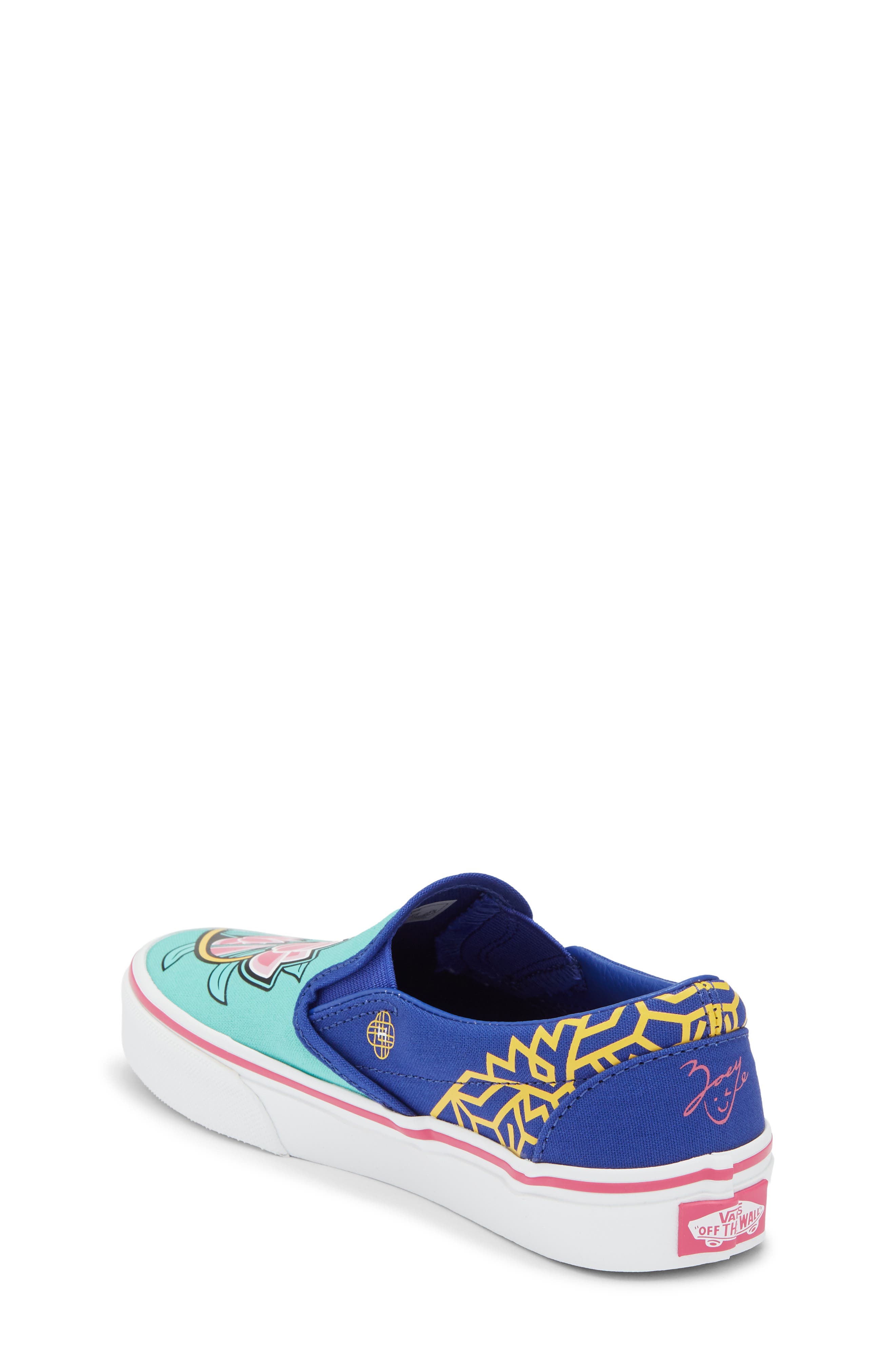 Kids' Demon Hunters Zoey Slip On Sneaker, Alternate, color, BLUE