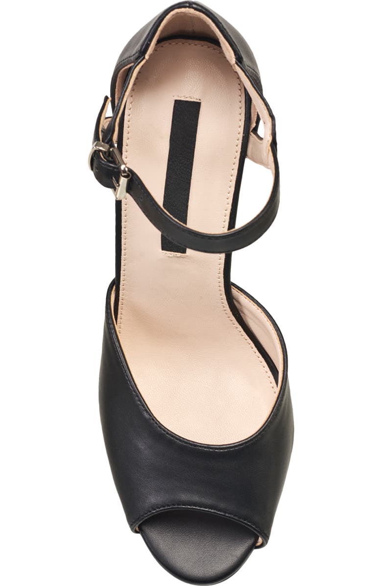 French Connection Platform Sandal, Alternate, color,