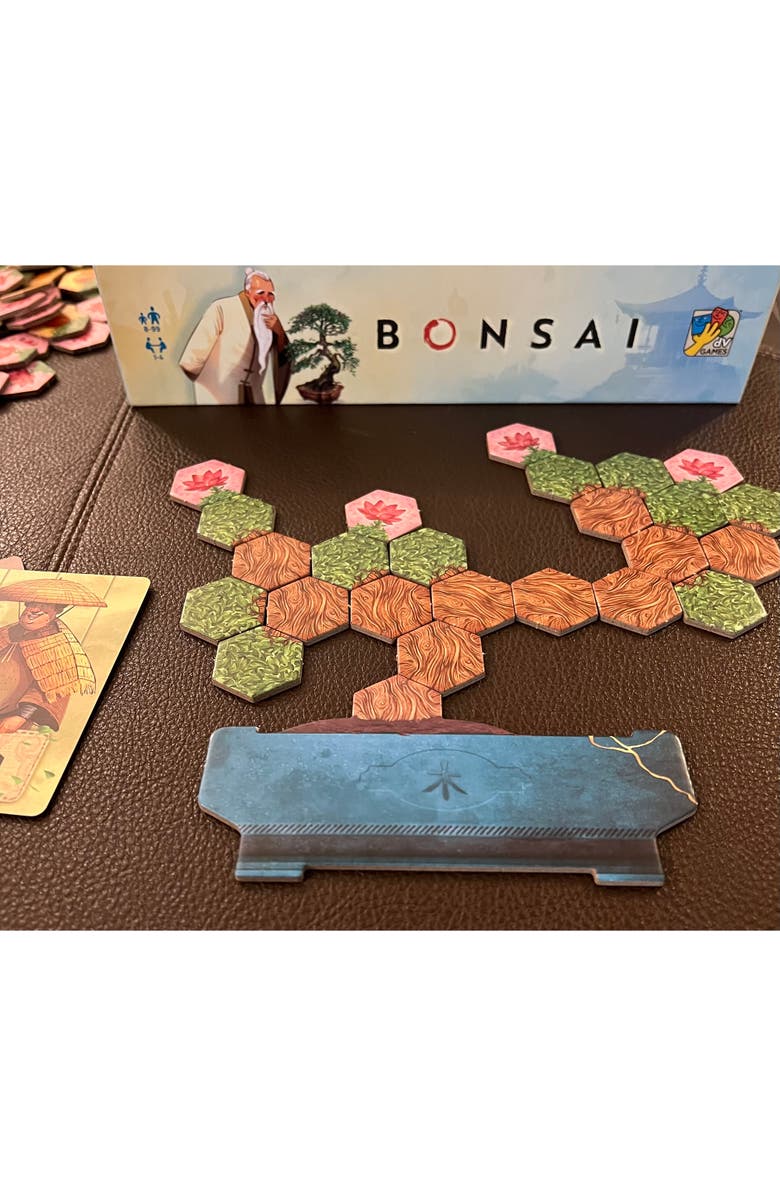 DV Games Bonsai Tile Placement Strategy Board Game, Family 
Kids Ages 8+, Alternate, color, Multicolored