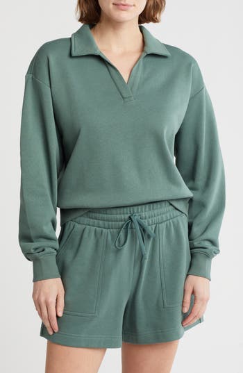Z BY ZELLA Z BY ZELLA LEVEL UP TERRY POLO PULLOVER