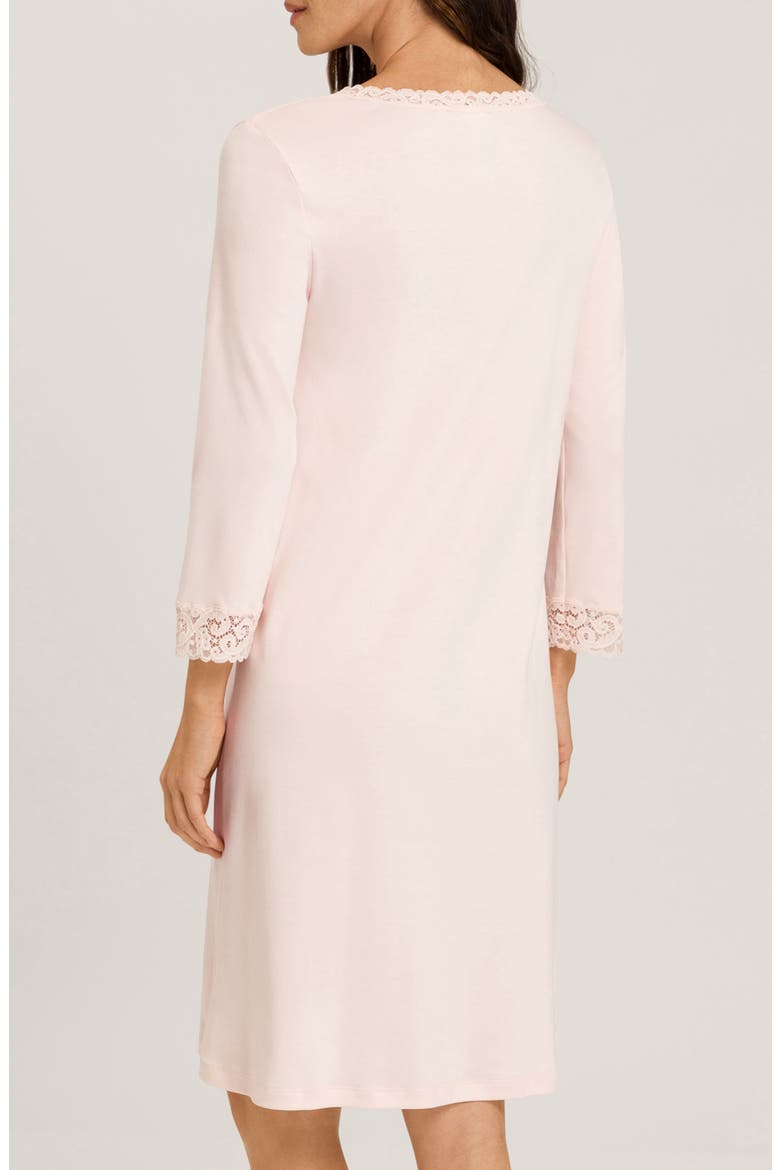 Moments V-Neck Cotton Nightgown, Alternate, color, CRYSTAL PINK