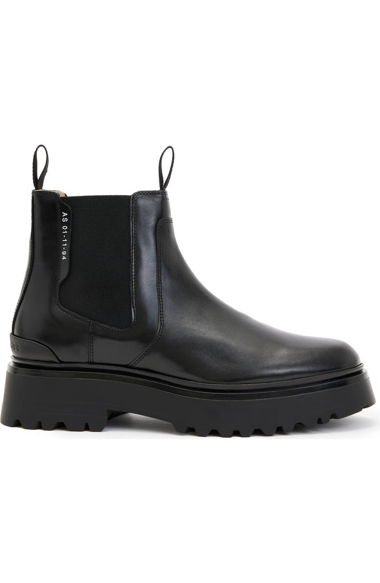 AllSaints Arlo Lug Chelsea Boot, Alternate, color,