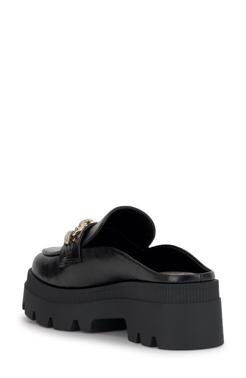 Jessica Simpson Undelie Platform Bit Loafer Mule In Black
