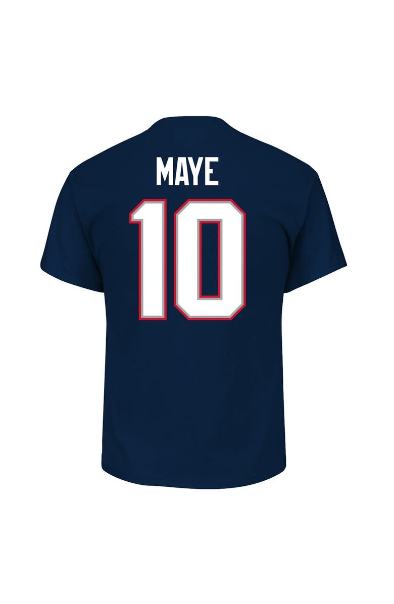 FANATICS Men's Fanatics Drake Maye Navy New England Patriots Big & Tall Player Name & Number T-Shirt, Alternate, color, Navy