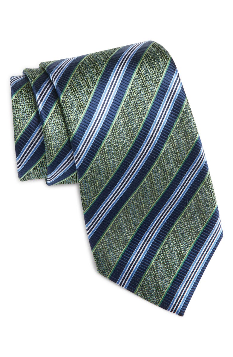 Nordstrom Stripe Silk Tie, Main, color, 